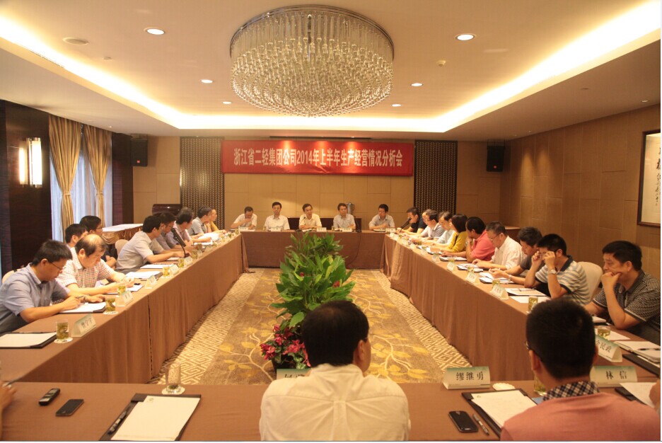 集團公司召開2014年上半年經(jīng)營情況分析會