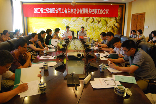 集團(tuán)公司召開工會主席培訓(xùn)會暨財務(wù)經(jīng)審工作會議